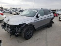 Salvage cars for sale at Grand Prairie, TX auction: 2024 Volkswagen Tiguan SE