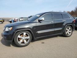Salvage cars for sale at Brookhaven, NY auction: 2013 Jeep Grand Cherokee Overland