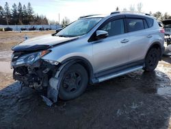Salvage cars for sale from Copart Bowmanville, ON: 2015 Toyota Rav4 XLE