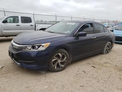 Honda Accord LX salvage cars for sale: 2017 Honda Accord LX