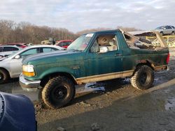 Ford Bronco salvage cars for sale: 1996 Ford Bronco U100