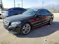 Salvage cars for sale at Rancho Cucamonga, CA auction: 2018 Mercedes-Benz C300