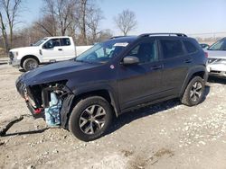 Jeep Cherokee salvage cars for sale: 2016 Jeep Cherokee Trailhawk