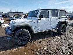 Salvage cars for sale at Hillsborough, NJ auction: 2017 Jeep Wrangler Unlimited Sport