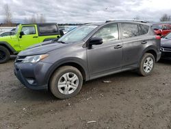Salvage cars for sale from Copart Arlington, WA: 2013 Toyota Rav4 LE
