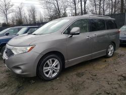 Nissan Quest S Vehiculos salvage en venta: 2013 Nissan Quest S