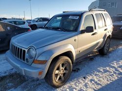 Salvage cars for sale from Copart Nisku, AB: 2005 Jeep Liberty Limited