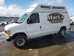 Salvage cars for sale from Copart San Martin, CA: 2006 Ford Econoline E350 Super Duty Van