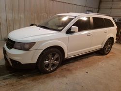 Salvage cars for sale from Copart Abilene, TX: 2017 Dodge Journey Crossroad