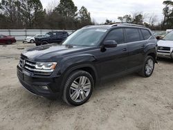 Salvage cars for sale at Hampton, VA auction: 2019 Volkswagen Atlas SE