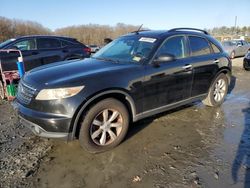Salvage cars for sale from Copart Windsor, NJ: 2005 Infiniti FX35