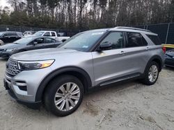 Salvage cars for sale at Waldorf, MD auction: 2021 Ford Explorer Limited