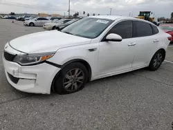 Salvage cars for sale from Copart Colton, CA: 2016 KIA Optima LX