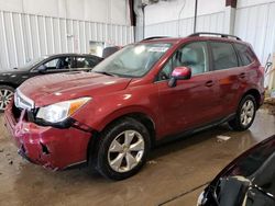 Salvage cars for sale from Copart Franklin, WI: 2015 Subaru Forester 2.5I Limited