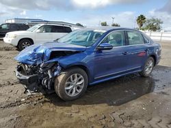 Salvage cars for sale from Copart San Diego, CA: 2017 Volkswagen Passat S