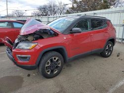 Jeep Compass salvage cars for sale: 2017 Jeep Compass Trailhawk