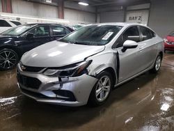 Chevrolet Cruze LT salvage cars for sale: 2016 Chevrolet Cruze LT