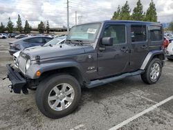 Salvage cars for sale from Copart Rancho Cucamonga, CA: 2016 Jeep Wrangler Unlimited Sahara