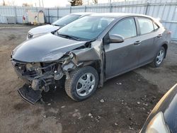 Salvage cars for sale from Copart Ontario Auction, ON: 2019 Toyota Corolla L