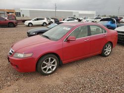 Salvage cars for sale from Copart Phoenix, AZ: 2004 Acura TSX