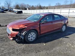 Salvage cars for sale from Copart Grantville, PA: 2014 Ford Fusion S