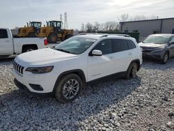 Salvage cars for sale at Barberton, OH auction: 2021 Jeep Cherokee Latitude LUX