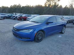 Salvage cars for sale at Harleyville, SC auction: 2016 Chrysler 200 S