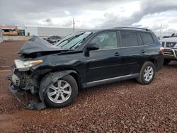 Salvage cars for sale at Phoenix, AZ auction: 2011 Toyota Highlander Base