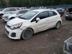 Salvage cars for sale from Copart Graham, WA: 2016 KIA Rio LX