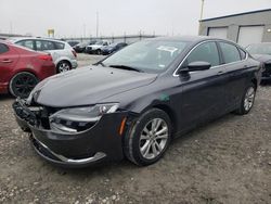 Salvage cars for sale at Cahokia Heights, IL auction: 2015 Chrysler 200 Limited