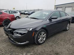 Salvage cars for sale from Copart Cahokia Heights, IL: 2015 Chrysler 200 Limited