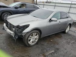 Salvage cars for sale at New Britain, CT auction: 2012 Infiniti G37