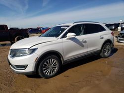 Vehiculos salvage en venta de Copart Amarillo, TX: 2018 Lincoln MKX Select