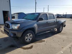 Salvage cars for sale at Nampa, ID auction: 2015 Toyota Tacoma Double Cab Long BED