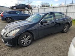 Salvage cars for sale from Copart Sacramento, CA: 2012 Infiniti G25 Base
