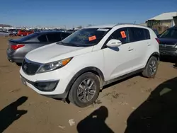 Salvage cars for sale at Brighton, CO auction: 2015 KIA Sportage LX
