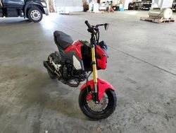 Honda Grom 125 salvage cars for sale: 2019 Honda Grom 125