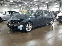 Salvage cars for sale at Ham Lake, MN auction: 2018 Chevrolet Cruze LT