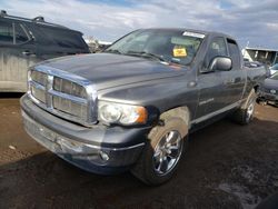 Salvage cars for sale at Brighton, CO auction: 2005 Dodge RAM 1500 ST