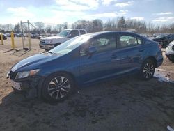 Salvage cars for sale at Chalfont, PA auction: 2013 Honda Civic EX
