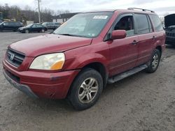 Salvage cars for sale from Copart York Haven, PA: 2005 Honda Pilot EXL