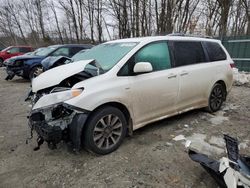 Toyota Sienna XLE salvage cars for sale: 2019 Toyota Sienna XLE