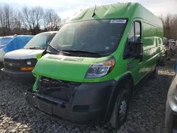 Salvage trucks for sale at Duryea, PA auction: 2022 Dodge RAM Promaster 3500 3500 High