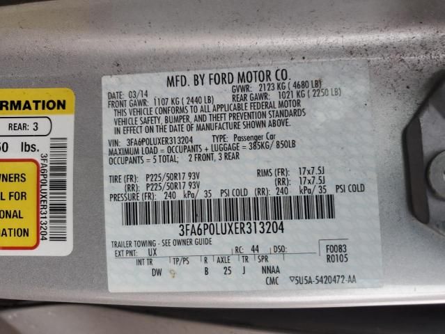 2014 Ford Fusion SE Hybrid