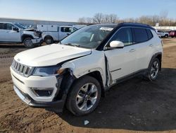 Salvage cars for sale from Copart Davison, MI: 2019 Jeep Compass Limited