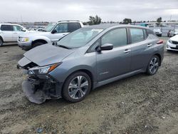 Salvage cars for sale from Copart Antelope, CA: 2018 Nissan Leaf S