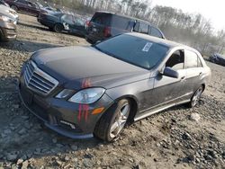 Salvage cars for sale at Waldorf, MD auction: 2011 Mercedes-Benz E 350 4matic