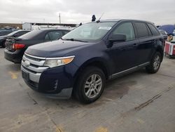 Salvage cars for sale from Copart Grand Prairie, TX: 2011 Ford Edge SE