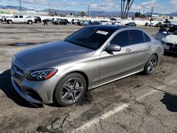Salvage cars for sale from Copart Van Nuys, CA: 2020 Mercedes-Benz C300