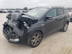 Salvage cars for sale from Copart San Antonio, TX: 2015 Ford Escape Titanium